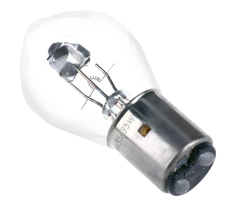 BESTPRICE Glühlampe Bilux BA20d 6V 35/35W klar von BESTPRICE