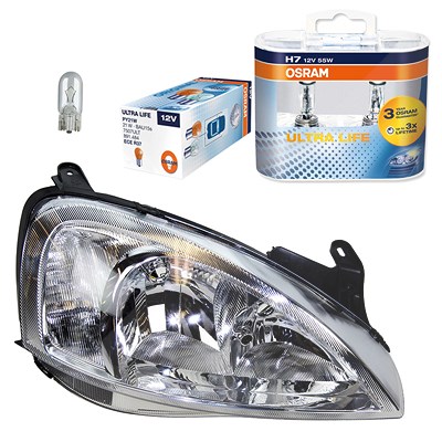 Bestprice 1x Scheinwerfer rechts + Leuchtmittel für Opel Bestprice 1x Scheinwerfer rechts + Leuchtmittel für Opel von BESTPRICE