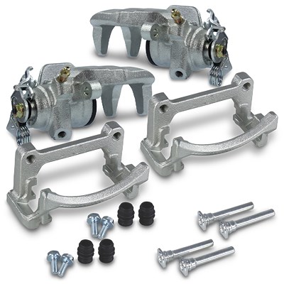 Bestprice 2x Bremssattel + Bremssattelhalter hinten für VW von BESTPRICE