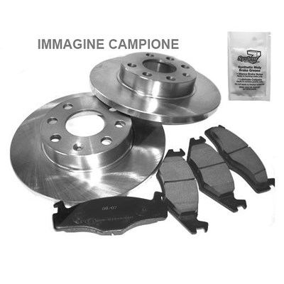 Bestprice 2x Bremsscheibe + Bremsbeläge Hinterachse für Mitsubishi von BESTPRICE