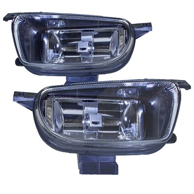Bestprice 2x Nebelscheinwerfer H3 weiß mit Lampenträger für VW von BESTPRICE