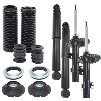 Bestprice 4x Stossdämpfer Gasdruck Domlager Staubschutzsatz für VW Bestprice 4x Stossdämpfer Gasdruck Domlager Staubschutzsatz für VW von BESTPRICE