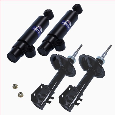 Bestprice 4x Stoßdämpfer vorne+hinten Öldruck beidseitig für Fiat von BESTPRICE