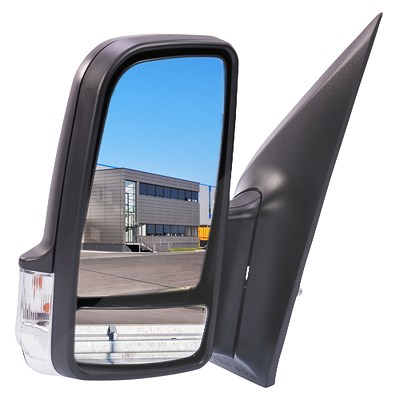 Bestprice Außenspiegel Links Schwarz Konvex [Hersteller-Nr. 321-0104] für Mercedes-Benz, VW von BESTPRICE