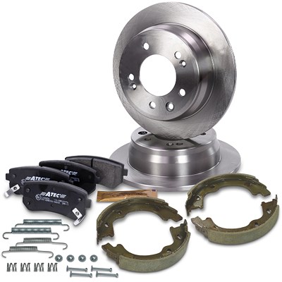 Bestprice Bremscheiben + Beläge + Bremsbacken + Zubehör Hinten für Hyundai, Kia von BESTPRICE