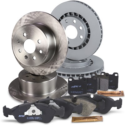 Bestprice Bremsscheiben + Bremsbeläge HINTEN + VORNE für Opel, Vauxhall von BESTPRICE