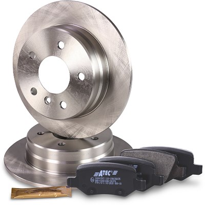 Bestprice Bremsscheiben + Bremsbeläge Hinterachse Voll für Mercedes-Benz von BESTPRICE