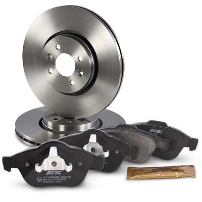 Bestprice Bremsscheiben + Bremsbeläge Vorderachse Belüftet für Renault von BESTPRICE
