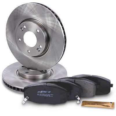 Bestprice Bremsscheiben + Bremsbeläge Vorderachse für Hyundai von BESTPRICE