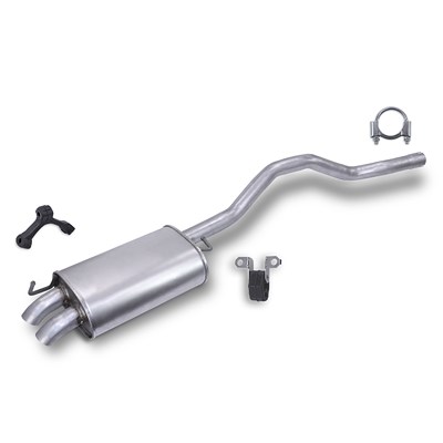 Bestprice Endschalldämpfer + Montagematerial (Radstand 3000 mm) für VW von BESTPRICE