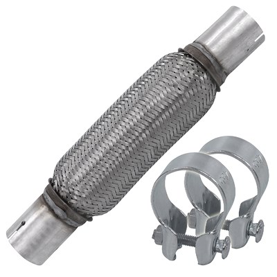 Bestprice Flexrohr 45 x 200 mit Schlitz +Schellen für Audi, BMW, Citroën, Daewoo, Daihatsu, Fiat, Ford, Mercedes-Benz, Opel, Peugeot, Seat, Skoda, VW von BESTPRICE