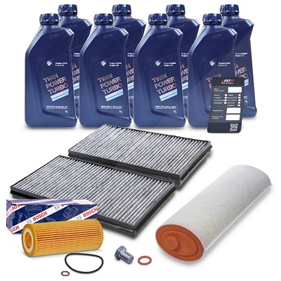 Bestprice Inspektionspaket A + 8l 5W-30 Motoröl für BMW von BESTPRICE
