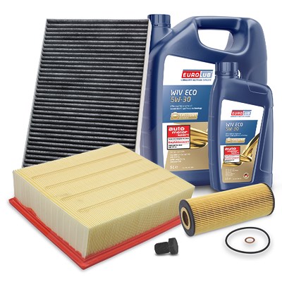 Bestprice Inspektionspaket Filtersatz SET A + 6l ÖL für Audi von BESTPRICE