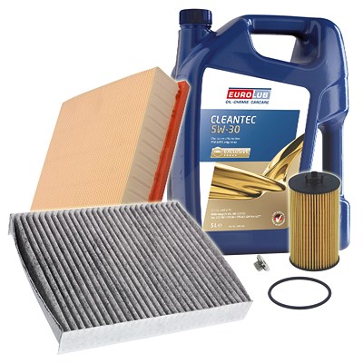 Bestprice Inspektionspaket Filtersatz SET A + 5l ÖL für Opel von BESTPRICE