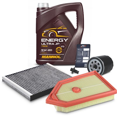 Bestprice Inspektionspaket SET A + 5L 5W-20 Motoröl für Ford von BESTPRICE