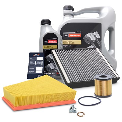 Bestprice Inspektionspaket Set A + 6l 5W-30 Motoröl für Ford von BESTPRICE