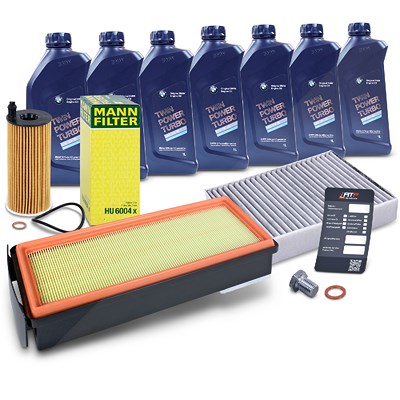 Bestprice Inspektionspaket Set A + 7l 5W-30 Motoröl für Alpina, BMW von BESTPRICE
