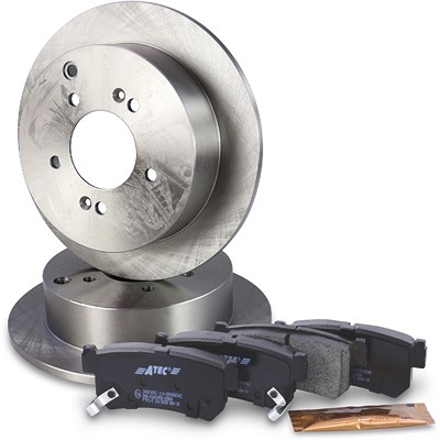 Bestprice Satz Bremsscheiben+Bremsbeläge Hinterachse VOLL für Hyundai, Kia von BESTPRICE