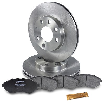 Bestprice Satz Bremsscheiben+Bremsbeläge Vorderachse für Chevrolet, Daewoo von BESTPRICE