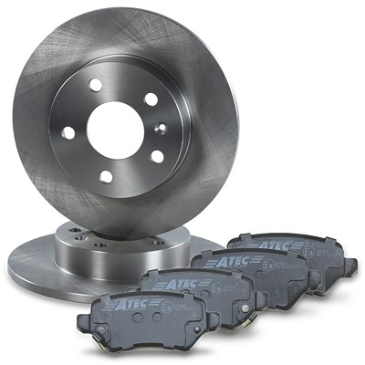 Bestprice Satz Bremsscheiben + Bremsbeläge Hinterachse für Opel von BESTPRICE