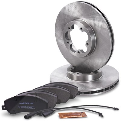 Bestprice Satz Bremsscheiben + Bremsbeläge Vorderachse für Ford von BESTPRICE