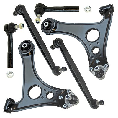 Bestprice Satz Querlenker + Koppelstangen + Spurstangenkopf für Opel, Vauxhall Bestprice Satz Querlenker + Koppelstangen + Spurstangenkopf für Opel, Vauxhall von BESTPRICE