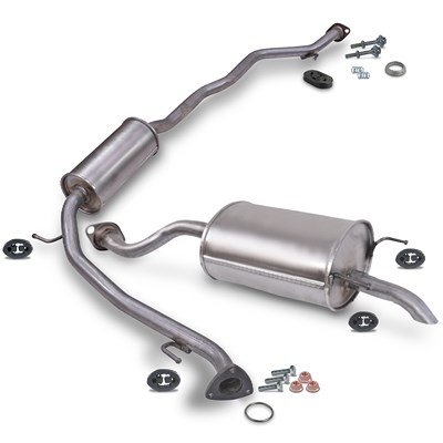 Bestprice Schalldämpfer Set + Montagematerial für Honda Bestprice Schalldämpfer Set + Montagematerial für Honda von BESTPRICE