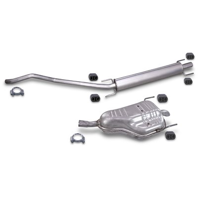 Bestprice Schalldämpfer Set + Montagematerial für Opel Bestprice Schalldämpfer Set + Montagematerial für Opel von BESTPRICE