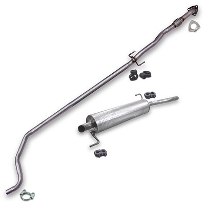 Bestprice Schalldämpfer Set + Montagematerial für Opel Bestprice Schalldämpfer Set + Montagematerial für Opel von BESTPRICE