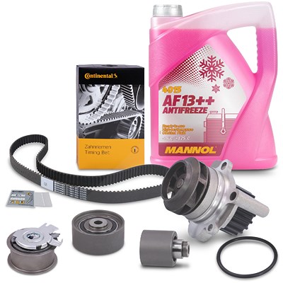 Bestprice Zahnriemen + Wasserpumpe + Rollensatz + 5l Kühlerfrostschutz für Audi, Dodge, Jeep, Mitsubishi, Seat, Skoda, VW Bestprice Zahnriemen + Wasserpumpe + Rollensatz + 5l Kühlerfrostschutz für Audi, Dodge, Jeep, Mitsubishi, Seat, Skoda, VW von BESTPRICE