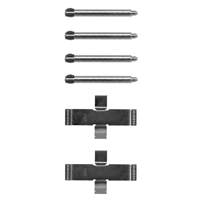 Bestprice Zubehörsatz Bremsbeläge Hinterachse [Hersteller-Nr. 109-1037] für Audi, Mercedes-Benz von BESTPRICE