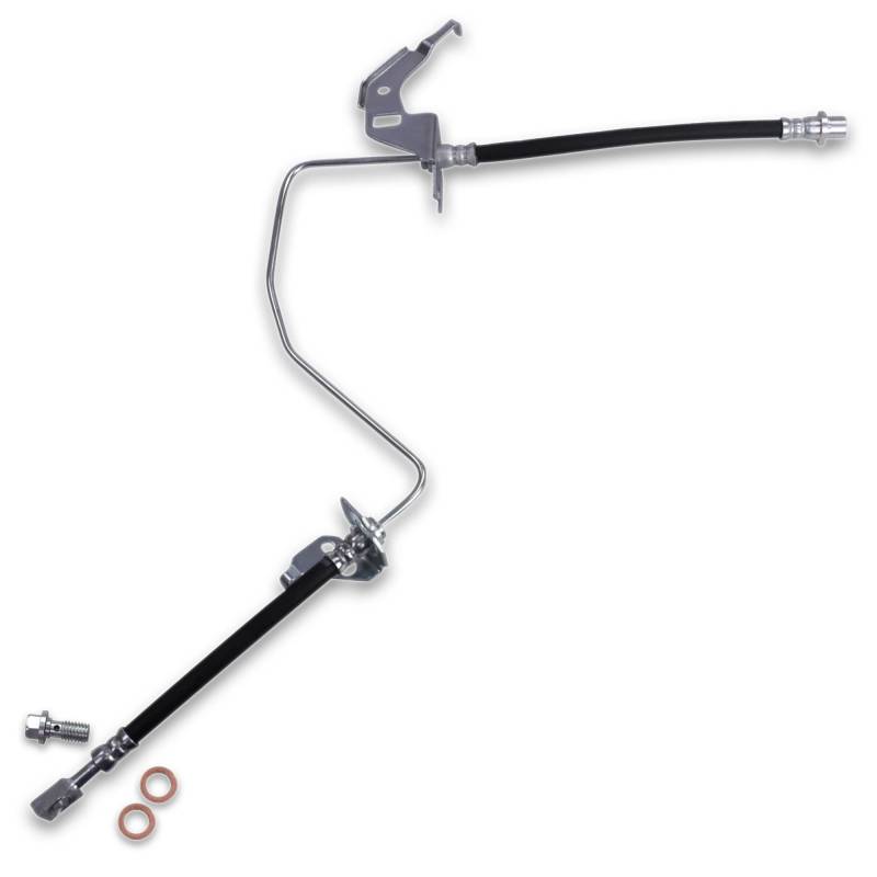 BESTPRICE 1x Bremsschlauch hinten rechts Länge 530mm Kompatibel mit OPEL ASTRA H (A04)(L70), ASTRA G (F35)(T98)(F70), ZAFIRA A (T98), ZAFIRA B (A05), COMBO, MERIVA B (S10), MERIVA A (X03) von Jorva
