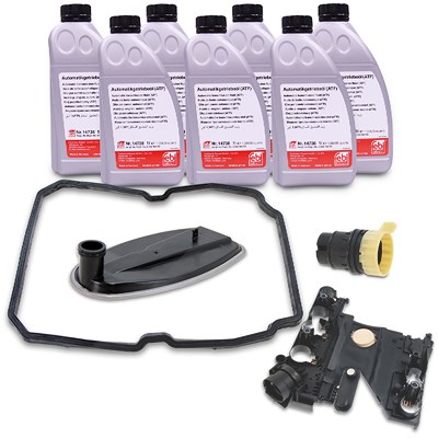 Bestprice Hydraulikfiltersatz + 7l ATF-Getriebeöl für Chrysler, Jeep, Mercedes-Benz, Ssangyong von BESTPRICE