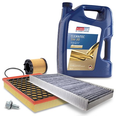 Bestprice Inspektionspaket Filtersatz SET A + 5L ÖL für Opel von BESTPRICE