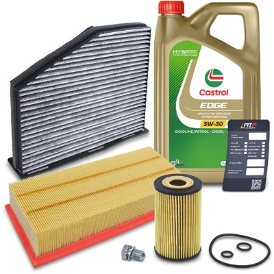 Bestprice Inspektionspaket Set A + 5l 5W-30 Motoröl für Audi, Seat, Skoda, VW von BESTPRICE