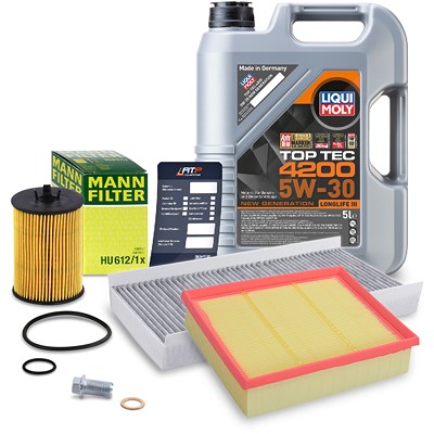 Bestprice Inspektionspaket Set A + 5l 5W-30 Motoröl für Mercedes-Benz Bestprice Inspektionspaket Set A + 5l 5W-30 Motoröl für Mercedes-Benz von BESTPRICE