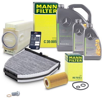 Bestprice Inspektionspaket Set A + 7l 5W-30 Motoröl für Mercedes-Benz von BESTPRICE