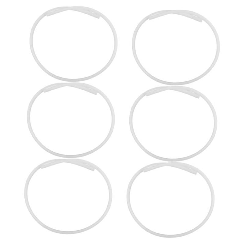 BESTYASH 6pcs Silikon -wischerstreifen Windschutzscheibe Wischerstreifen Auto Windschutzscheibe Silikonstreifen Heckscheibenwischer Streifen Silikonauto Windschutzscheibe Wischer von BESTYASH