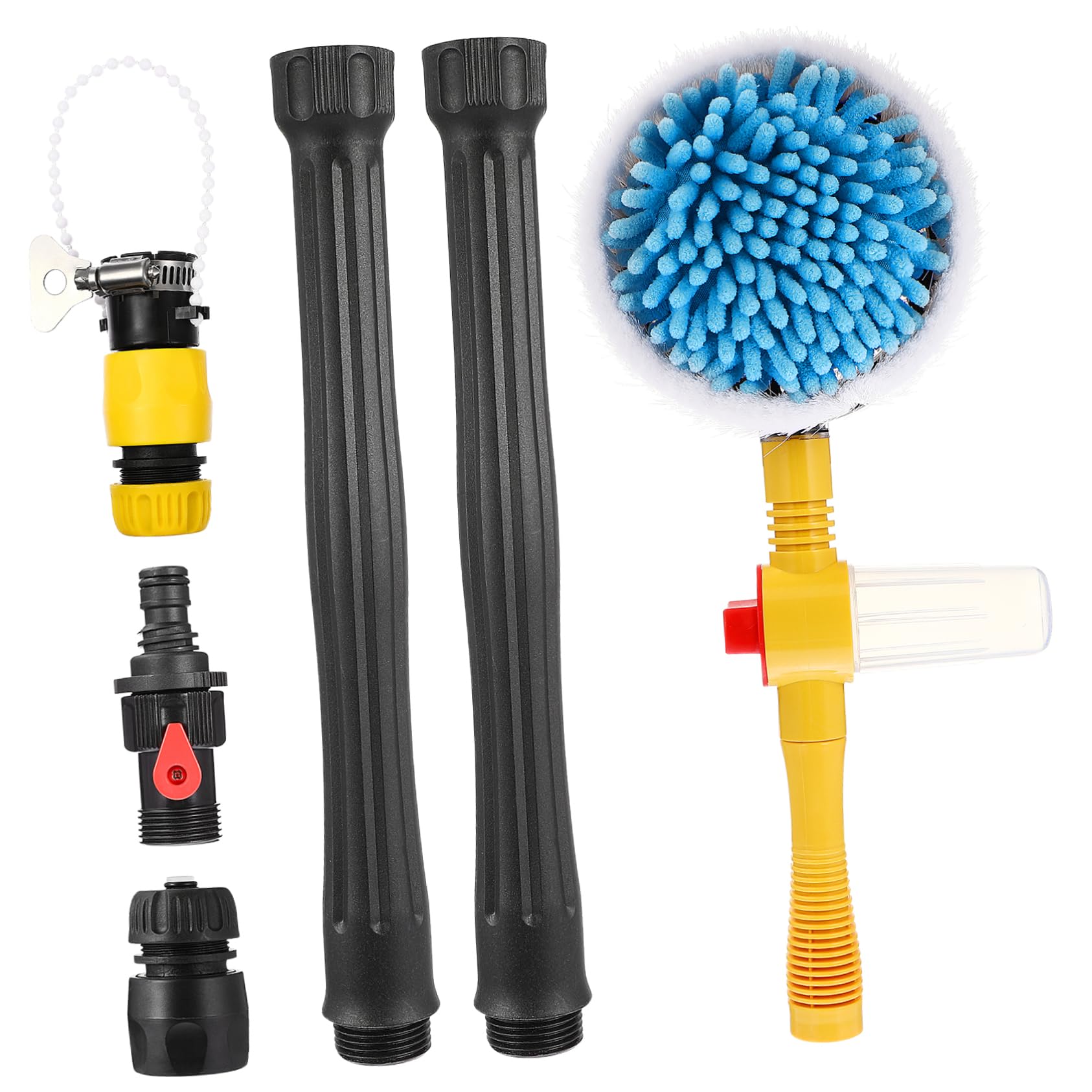 BESTYASH Automatische Rotierende Autowaschbürste mit Soft Chenille Kopf Hydraulikwerte für Gründliche Fahrzeugreinigung für Autos und Wohnmobile Kraftvolle Wasserabsorption BESTYASH Automatische Rotierende Autowaschbürste mit Soft Chenille Kopf Hydraulikwerte für Gründliche Fahrzeugreinigung für Autos und Wohnmobile Kraftvolle Wasserabsorption von BESTYASH