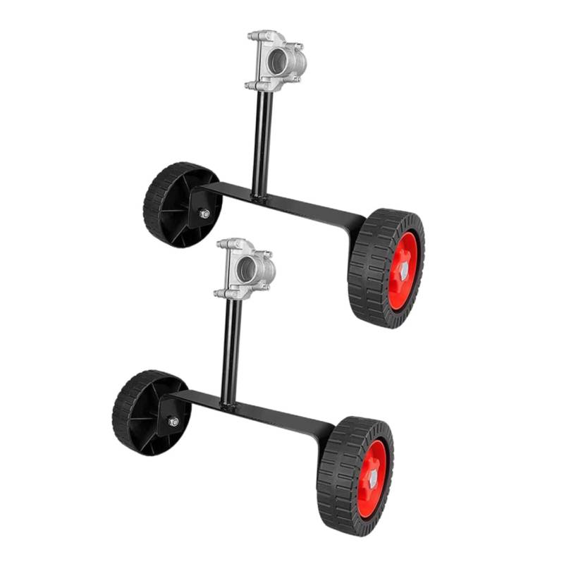 BESTonZON 2 Stück Rasenmäher Stützständer Mäherräder Gartenkantenschneider Werkzeug Mäher Lockerungsrad Rasenmäherrad Manuelle Rasenkantenschneider Rotationsrad Generatorräder Kit von BESTonZON