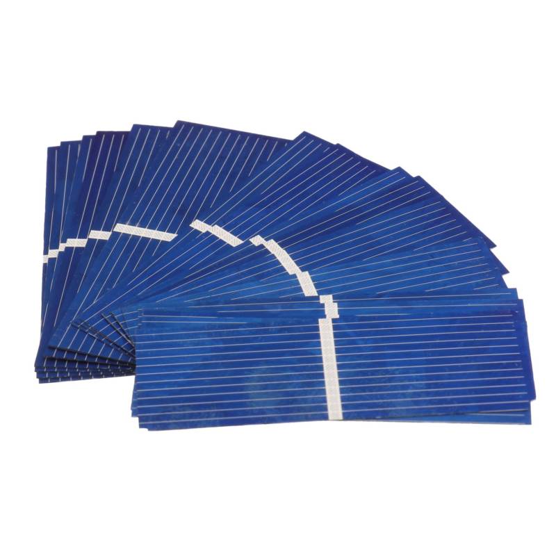 BESTonZON 3 Sätze Solarzelle Mini Batterieladegerät Für Solarpanel Flexibles Solar Sonnenkollektor Solar- Tragbarer Solargenerator Usb-solarpanel-ladegerät Polykristallin Blau 100 Stück * 3 von BESTonZON
