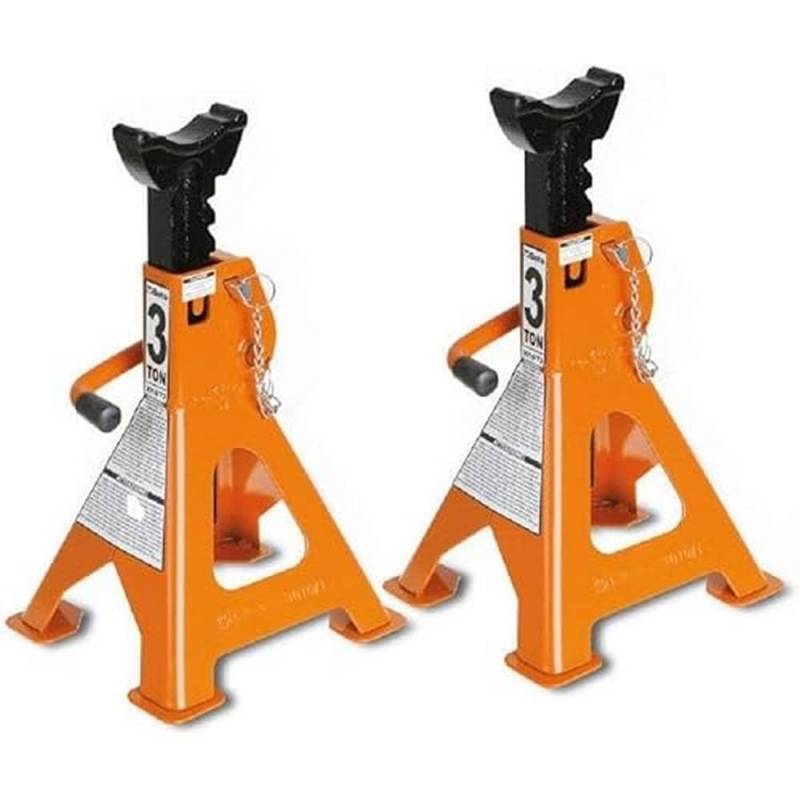 Beta 3010T Autoständer - Ein Paar 3-Tonnen-Autoständer, Maximale Kapazität 3000 kg, Verstellbare Höhe 285-430 mm, Länge 180 mm, Gewicht 7,5 kg von Beta