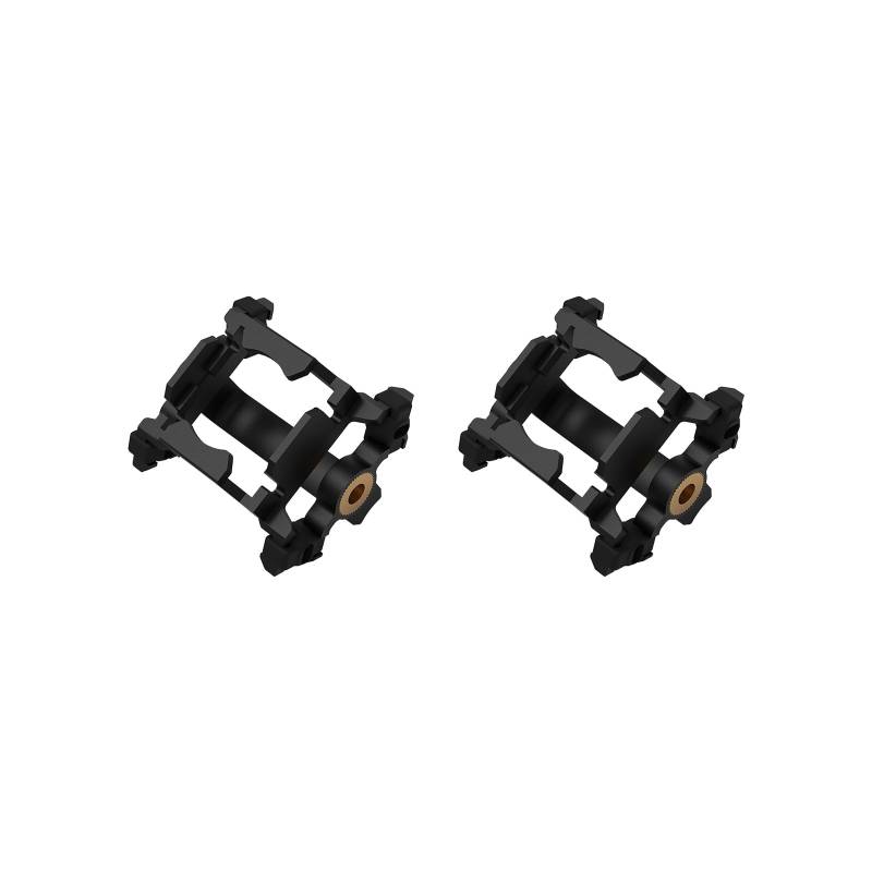 BETAFPV 2Sets Shock-Absorbing Components Kit Compatible for DJI O4 Air Unit, POM Material, for FPV Filming Stable Smooth for Install Drones like Pavo Femto Meteor65/75 Pro Whoop Quadcopters - Black von BETAFPV