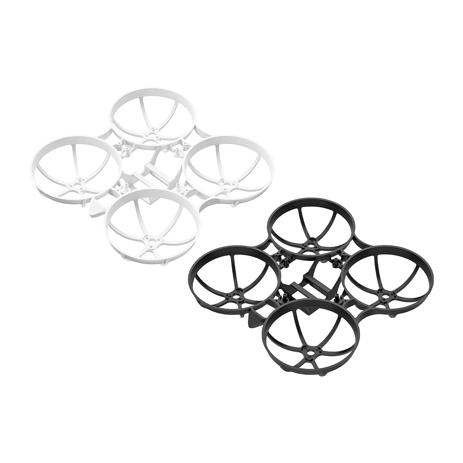 BETAFPV 2pcs Meteor75 Air Brushless Whoop Frame Kit with Motor Fix Slot&Gasket, Ultra Light, Lowered Profile, for DIY Ultra Light 75mm 1S Racing Whoop Drone with 07XX 08XX 1102 Motors 40mm Propeller von BETAFPV