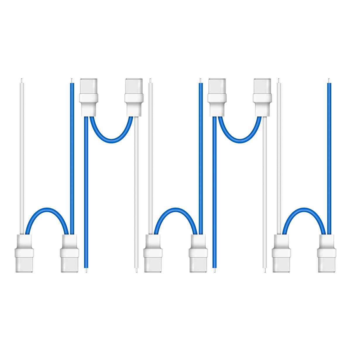 BETAFPV 5pcs BT2.0 Double Connectors Cable 2S Whoop Cable Pigtail with 1.0mm Banana Connector 45mm 22AWG Compatible for 2S FPV Whoop Drone like Cetus X 2S von BETAFPV