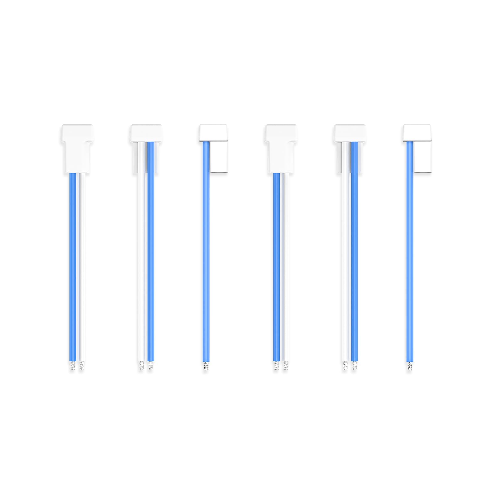 BETAFPV 6pcs BT2.0 U Cable Pigtail with 40mm 22AWG Male Connector, 180° U-Shaped, Ultra Light Cable for 1S FPV Micro Whoop Drone Quadcopters like Cetus Meteor Series Drones with BT2.0 Connector von BETAFPV