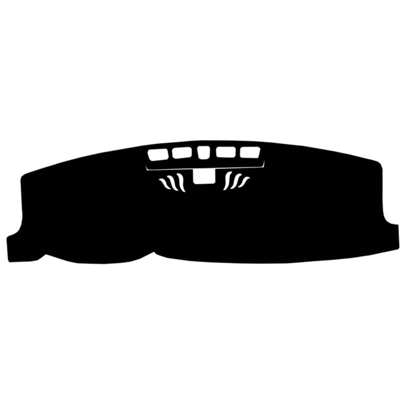 Für Volvo V90. Armaturenbrett-Pad Auto-Armaturenbrett-Abdeckungen Mat Shading Pad Sonnenschutz-Pad (Farbe : B-Black Black line) von BEULSI