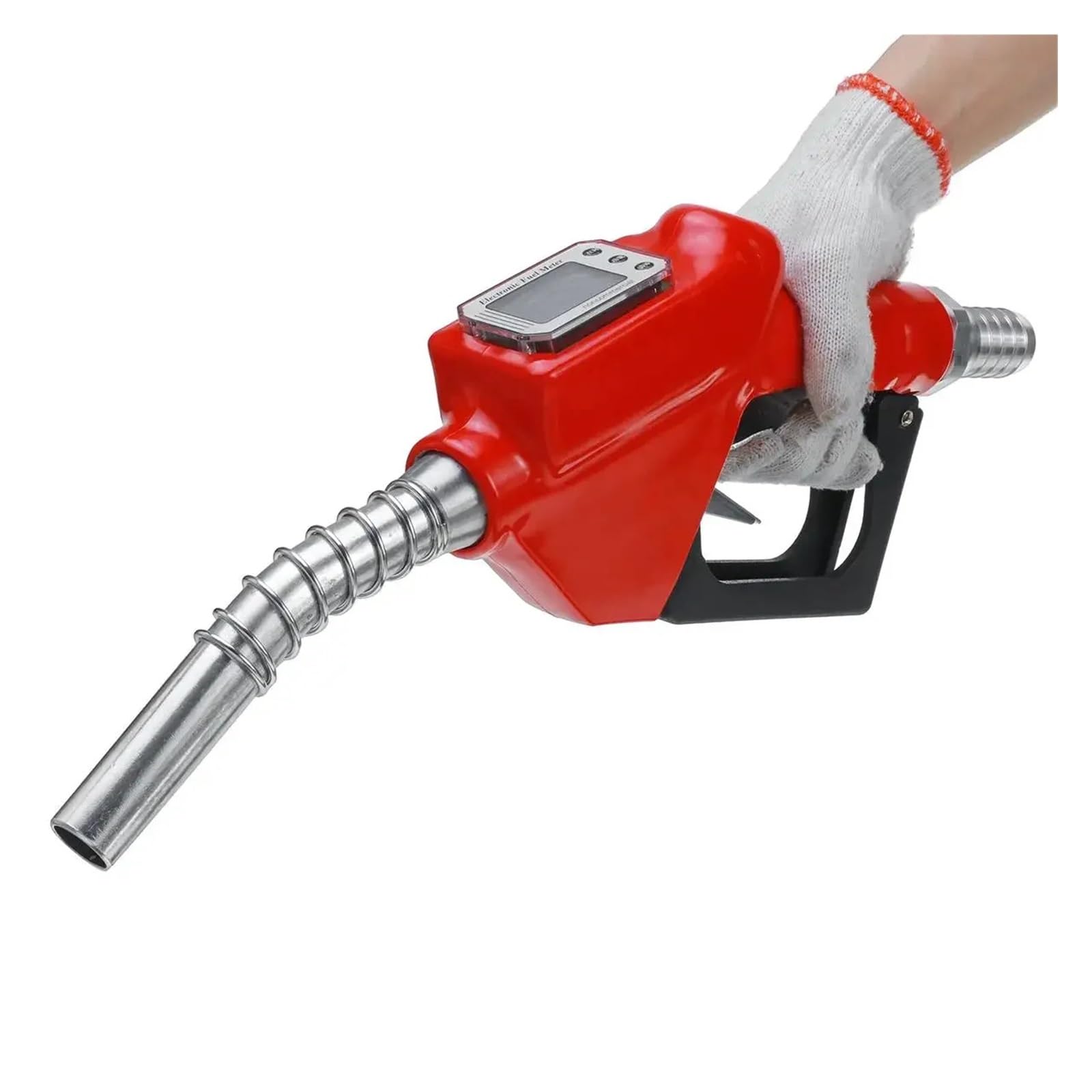 Digitaler Durchflussmesser, Aluminiumlegierung, Kraftstoff, Benzin, Benzin, Ölabgabepistole, Düsenspender, LCD-Display, 3 Gänge, Tankeinspritzpistole Digitaler Durchflussmesser, Aluminiumlegierung, Kraftstoff, Benzin, Benzin, Ölabgabepistole, Düsenspender, LCD-Display, 3 Gänge, Tankeinspritzpistole von BEWKUR