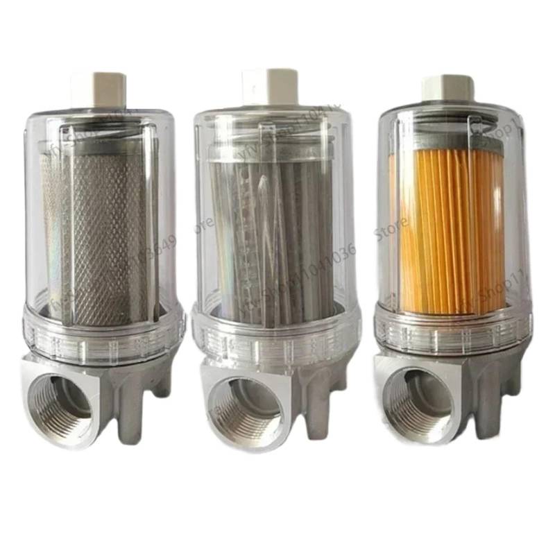 Fahrzeugkraftstoffpumpe spender Transparente Verunreinigungsfilterbaugruppe Ölbetankungsmaschine Filtrationszubehör(Medium) von BEWKUR