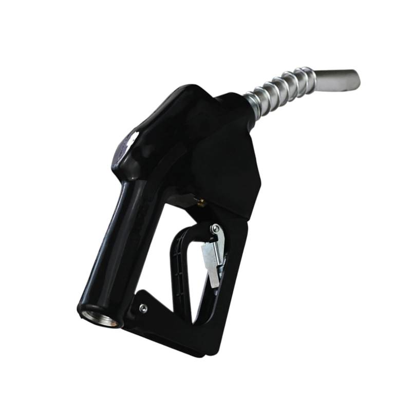 Kraftstoff Benzin Automatische Abgabedüse Schlauchspender, automatische Düse (Auto-Off), Kraftstoffabgabe for Garage/Tankstelle(Noir) von BEWKUR